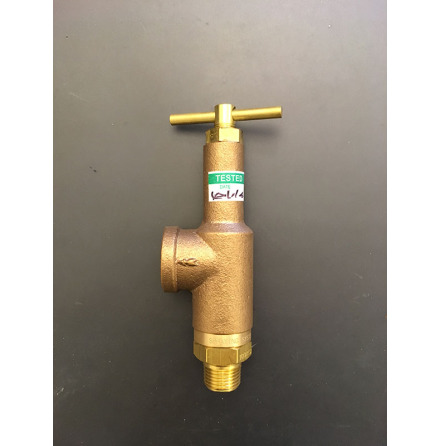 �VERSTR�MNINGSVENTIL 1/2" 20BAR M�SSING