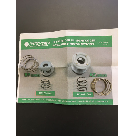 VENTILFJ�DER KIT COMET OBS! 2 OLIKA FJ�DRAR
